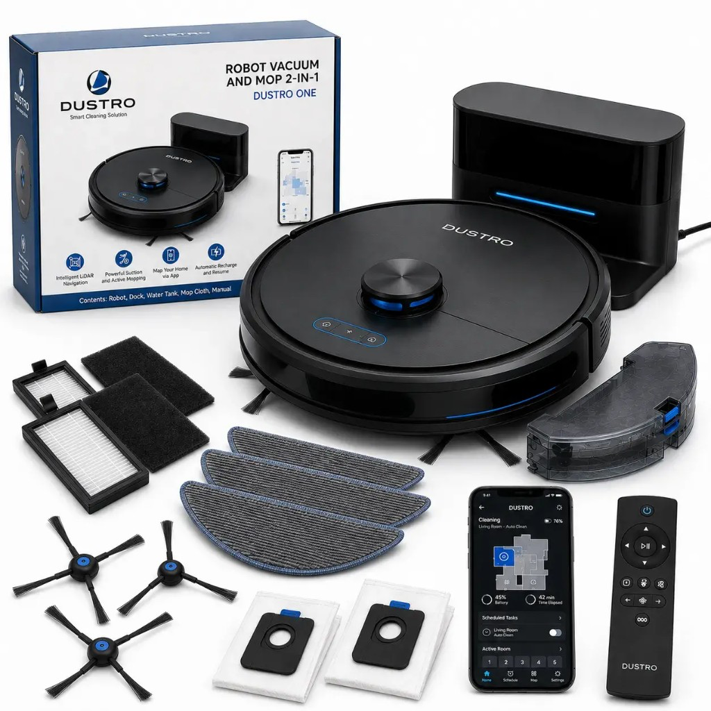 Complete Dustro™ robot vacuum kit